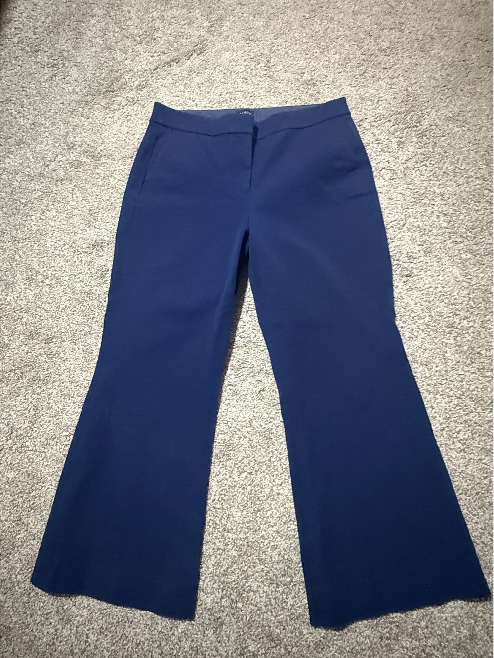 J.Crew Navy Kelsey Pant Cropped Size 10